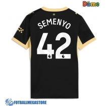 Fotballdrakt Dame Manchester City Antoine Semenyo #42 Bortedrakt 2026-27 Kortermet